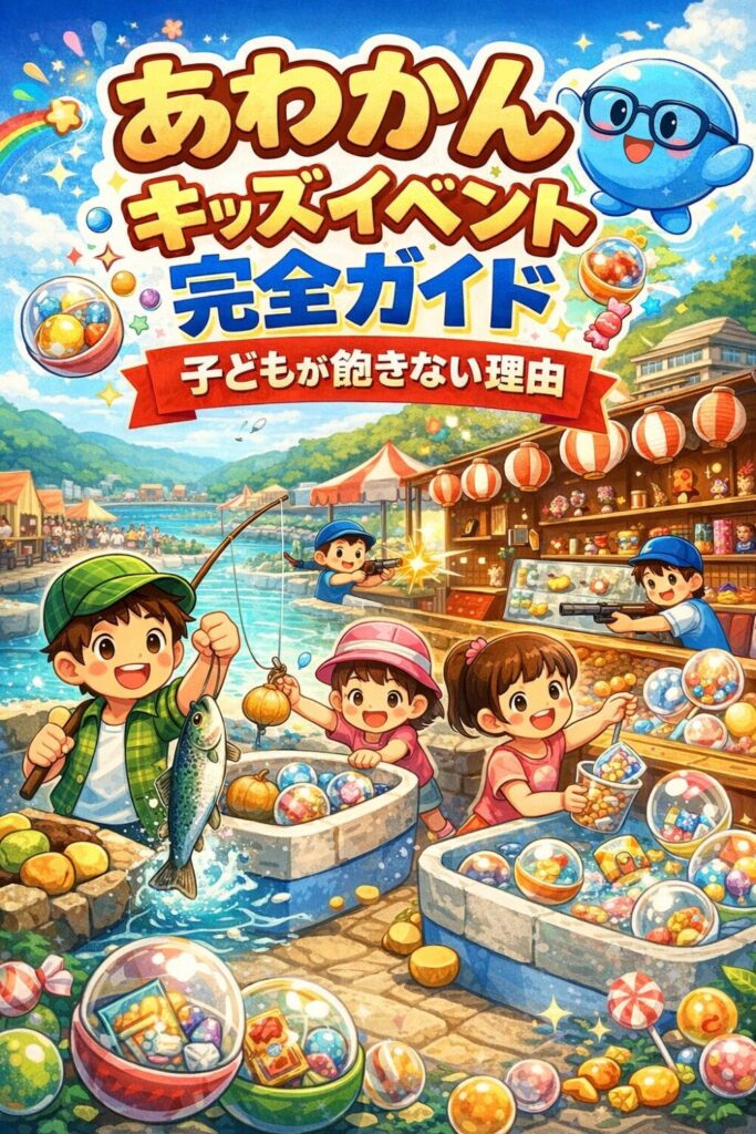 🎡 あわかんキッズイベント完全ガイド｜子どもが飽きない理由