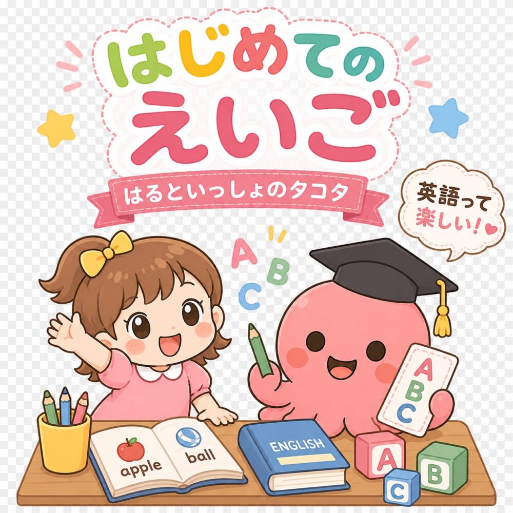 はじめての英語を学ぶタコタ