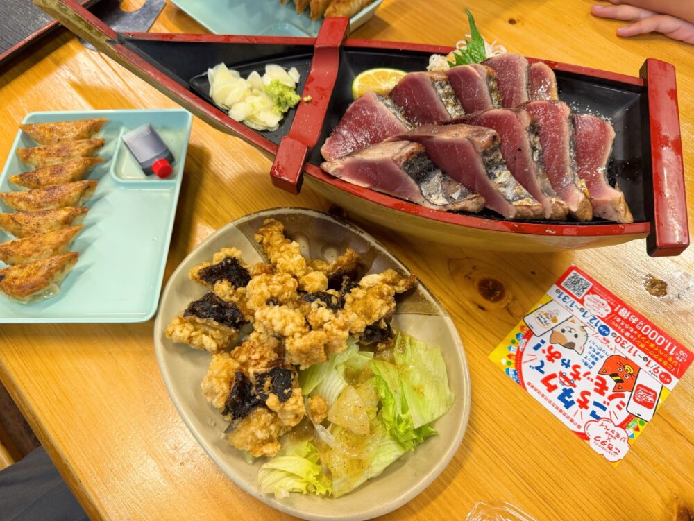 ひろめ市場で食べたかつおのたたきや高知グルメ